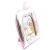 Κορνίζα ασημένια παιδική ροζ
